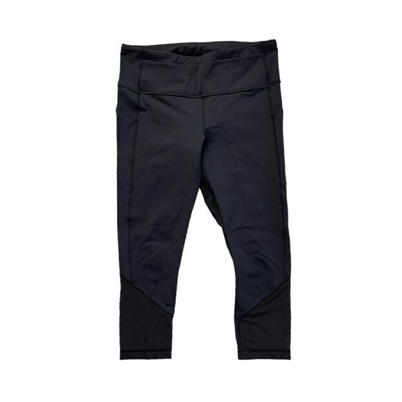 LULULEMON Black Leggings Size 10 - Picture 1 of 7